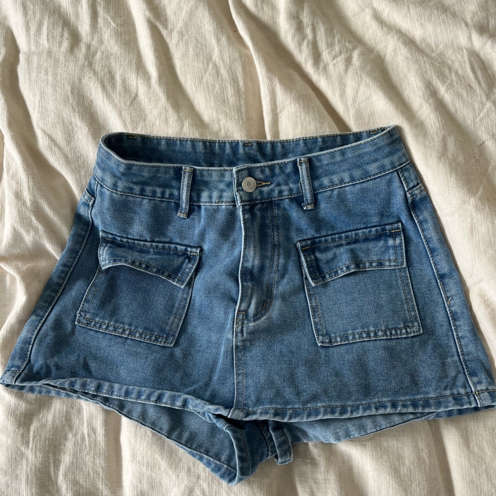 Denim Blue Women's Shorts